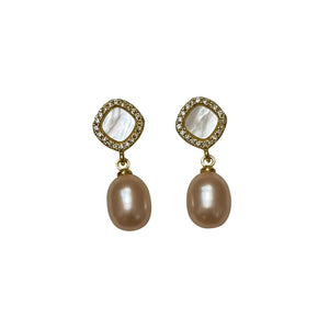 FRESHWAtER PEARL EARRINGS A015 - image