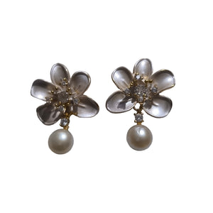 Flower drop earrings 412 - image
