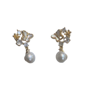Garden Freshwater Pearl Earrings - image