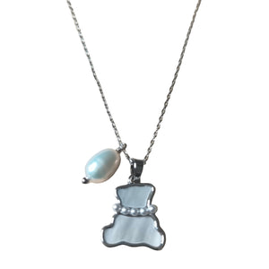 MOP BEAR NECKLACE - image