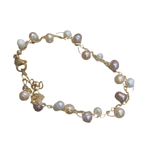 Multicolored Freshwater Pearl Bracelet - image