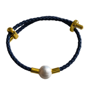 PEARL IN LEATHER BRACEELET 10 - image
