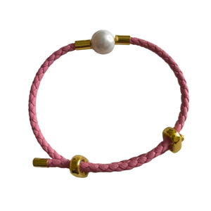 PEARL IN LEATHER BRACEELET 11 - image