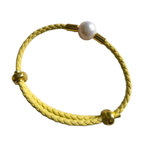 PEARL IN LEATHER BRACEELET 4 - image