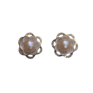 Sun Freshwater Pearl Earrings - image