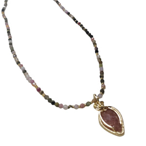 Tormaline Drop Necklace - image