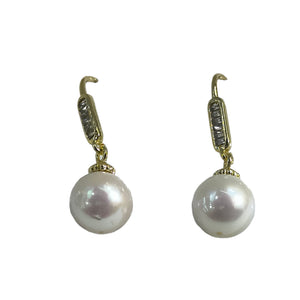 White Freshwater Pearl Dangling 3 - image