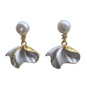 White Mermaid earrings 61 - image