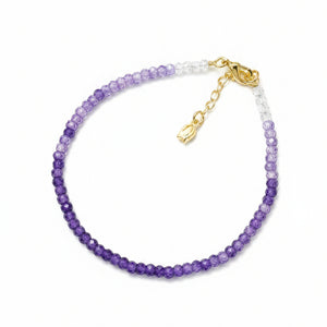 Zircon bracelet violet 6 - image