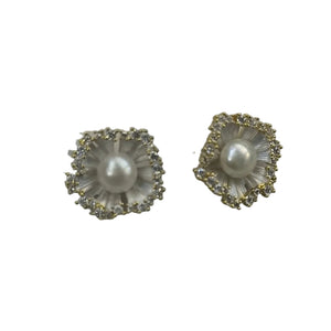 flower Earrings circle 46 - image