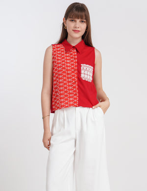 Erin Top in Red - image