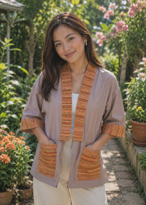 Kalinga Kayumanggi Kimono - image
