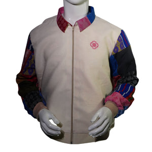 Kandama Heritage Patchwork Bomber Jacket - image