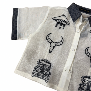 Cropped Barong - image