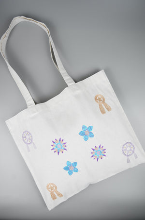 Parol on Natural Canvas Small Tote - image