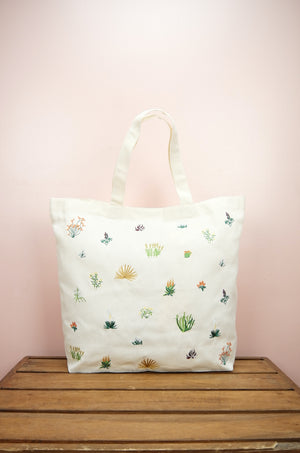 Desert on Natural Canvas Shopping Tote - image