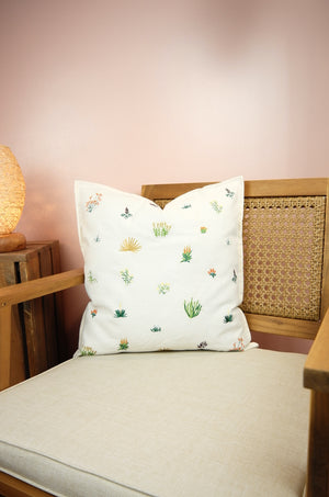 Desert on 18inch (45cm) Light Canvas Cushion Cover - image