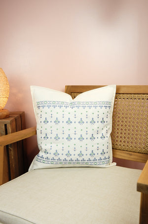 Bali on 18in (45cm) Light Canvas Cushion Cover - image