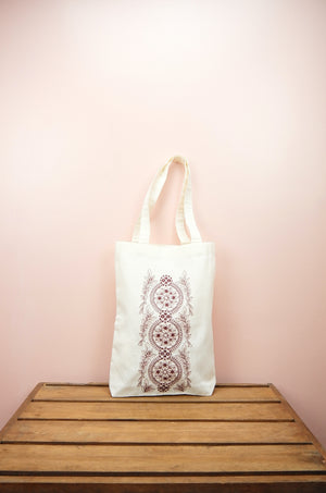 Dreamcatcher on Natural Canvas Medium Tote - image