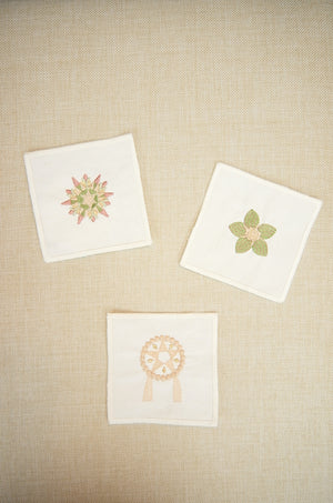 Parol on Natural Canvas Coaster (set of 6) - image