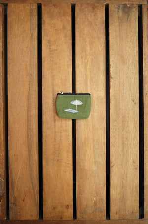 Beach on Moss Canvas Coin Purse - image
