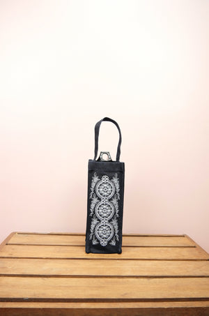 Dreamcatcher on Dark Denim Water Bottle Bag - image