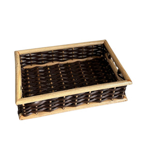 Livingroom Counter Top Synthetic Rattan Tray - image