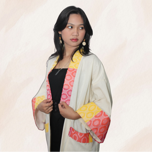 Isabela Kimono in white - image