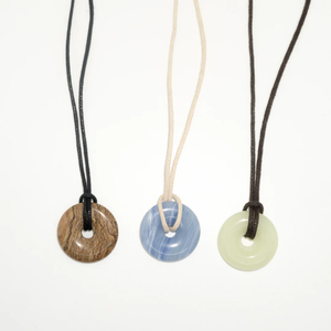 Gemstone Cord Necklace - image