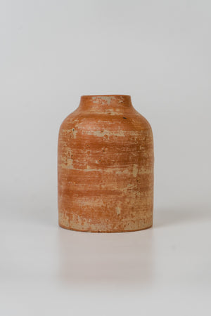 Terracotta Jar with Streaks - image