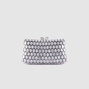 Marjorie Mother of Pearl Clutch Bag - image