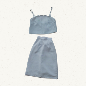 Aria Skirt in Silver Lining - image