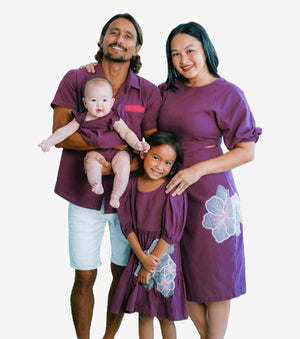 Ruffled Romper Baby - Pretty in Plum - image