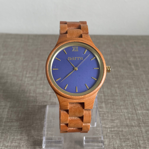 Classic Ultramarine Wooden Watch - image