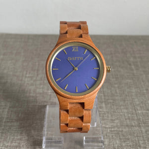 Classic Ultramarine Wooden Watch - image