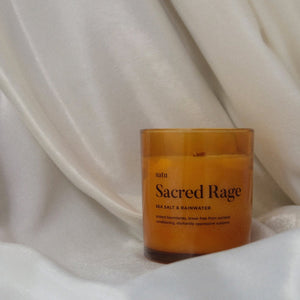 Sacred Rage - Sea Salt and Rain Scented Candle - image