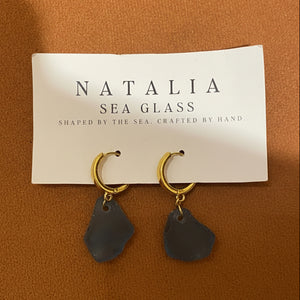 Nikki Sea Glass Earrings - image