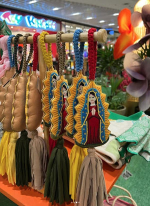 Our Lady of Guadalupe Handcrafted Door Hanger - image