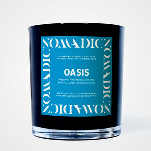 Oasis Luxury Scented Coconut Beeswax Candle - image