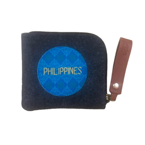 Felt Purse Philippines Blue - image