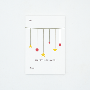 Letterpressed Holiday Gift Tags - image