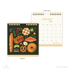 Paper & Pan 2025 Desk Calendar - image