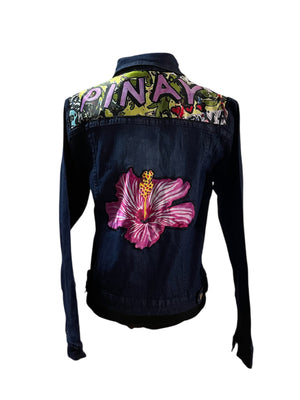 Denim Jacket Gumamela - image