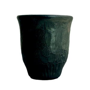 Pelang Ceramics Black Cup Textured - image