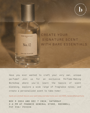 PERFUME WORKSHOP BY BARE ESSENTIALS MANILA - image