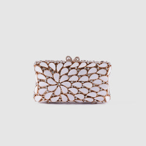 Phoebe Mother of Pearl Clutch Bag - image