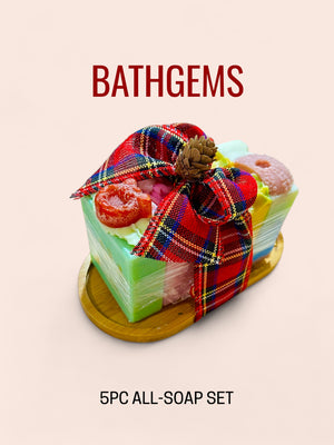 5PC ALL-SOAP GIFT SET by BATHGEMS - image