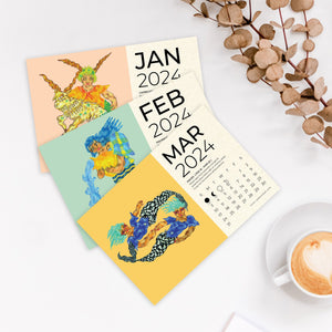 2024 Desk Art Calendar - image