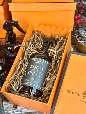 Room Spray Gift Set 500ml bottle - Elegant Hard Box with Ribbon & Card | Fresh Home Fragrance - image