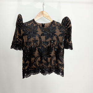5001-BLACK KHAKI ROUNDNECK TERNO - image
